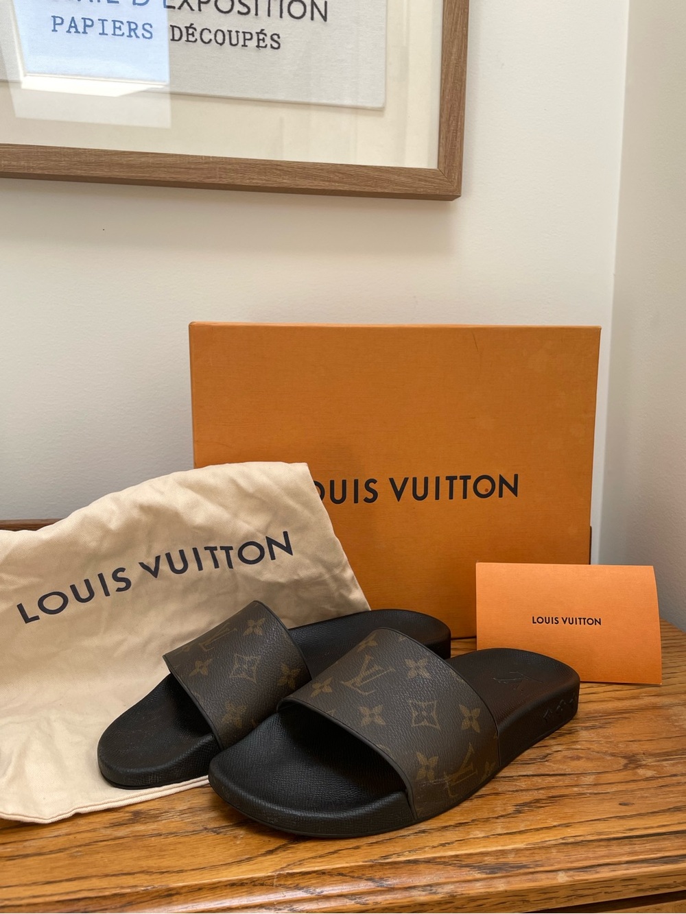 Louis Vuitton Monogram Slide Sandals